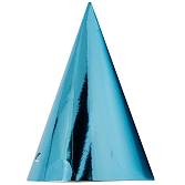 Колпак фольгированный голубой 6 шт. 1501-5133